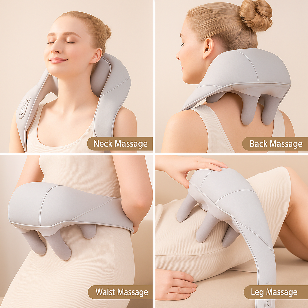 Professional Wireless Neck Shoulder Back Massager