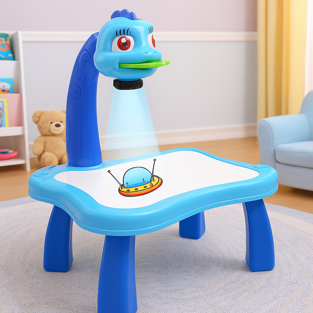 LED Projector Art Painting Table for Kids