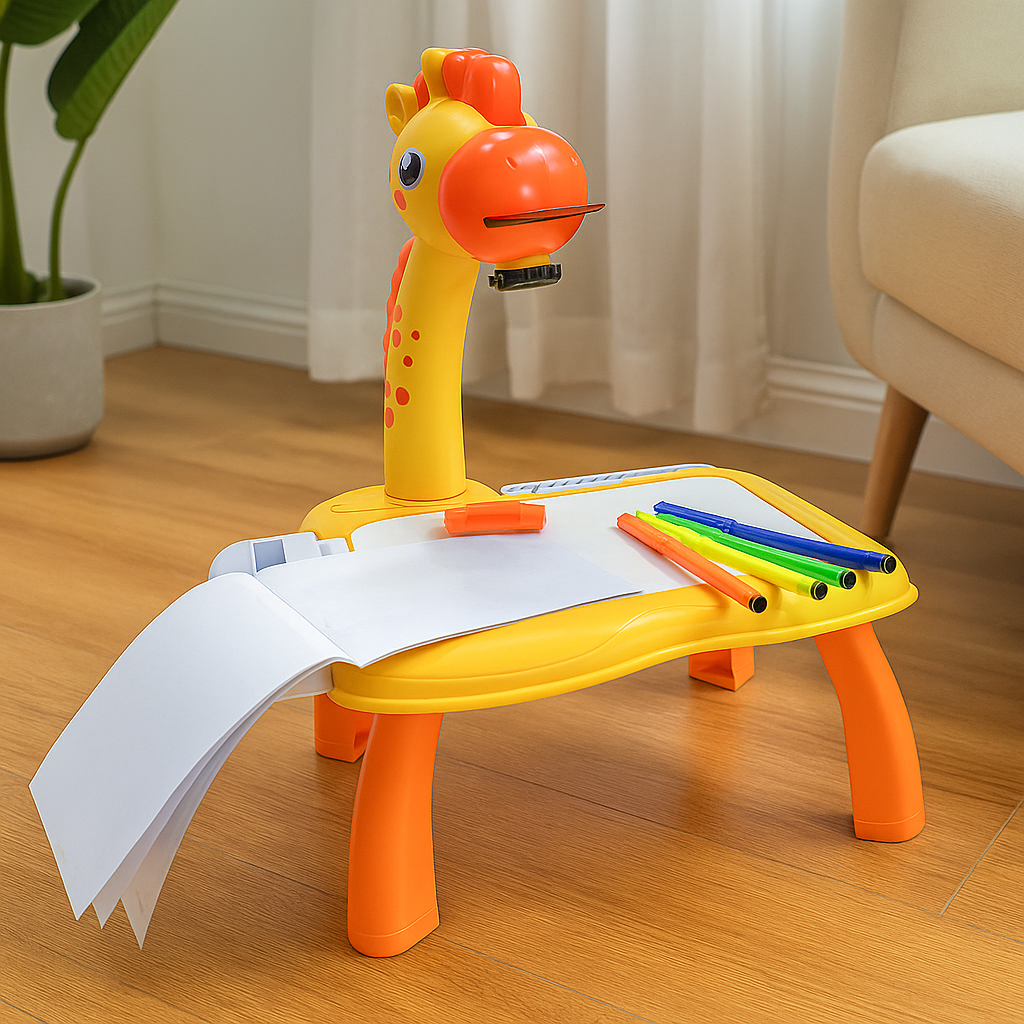 LED Projector Art Painting Table for Kids