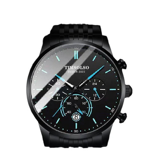 Sleek High-End Calendar Quartz Watch