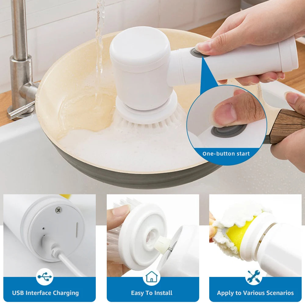 Cleaning Magic Electric Brush (5-in-1)