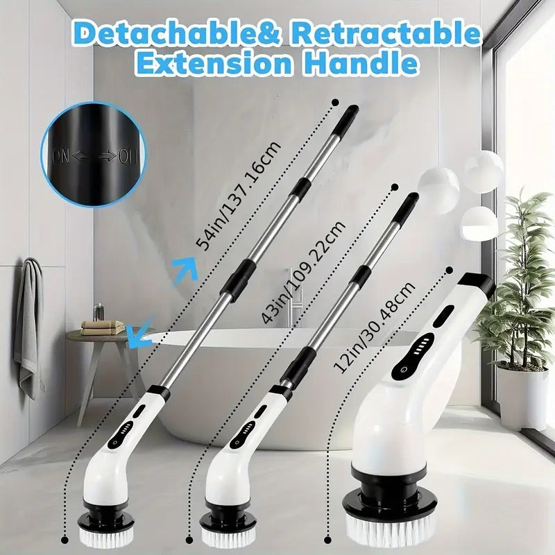 9 in 1 Electric Rechargeable Cleaning Brush - Save Time, Clean Smarter!