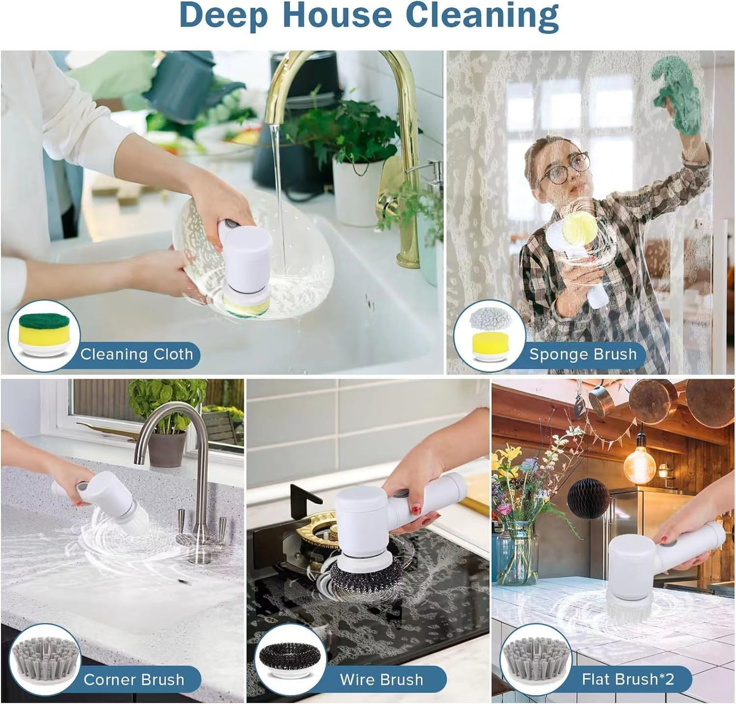 Cleaning Magic Electric Brush (5-in-1)