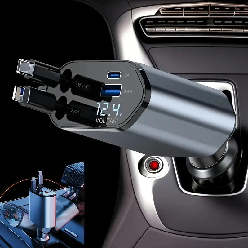 4 in 1 Retractable Charger