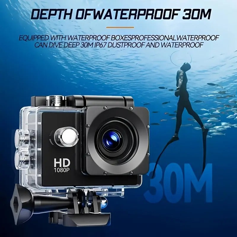 Waterproof 1080P Sports Camera
