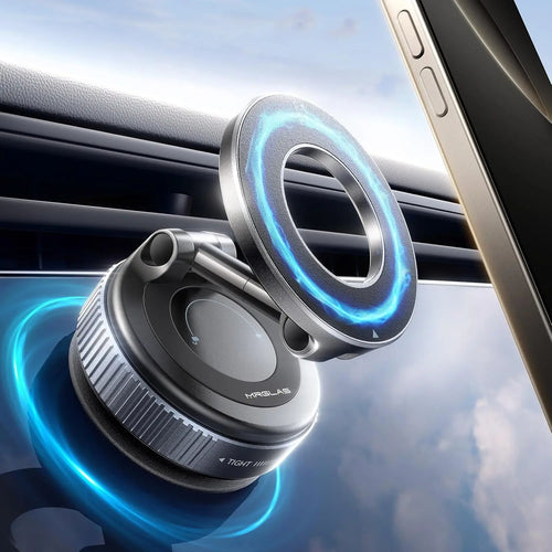 Foldable Vacuum Magnetic Car Phone Holder