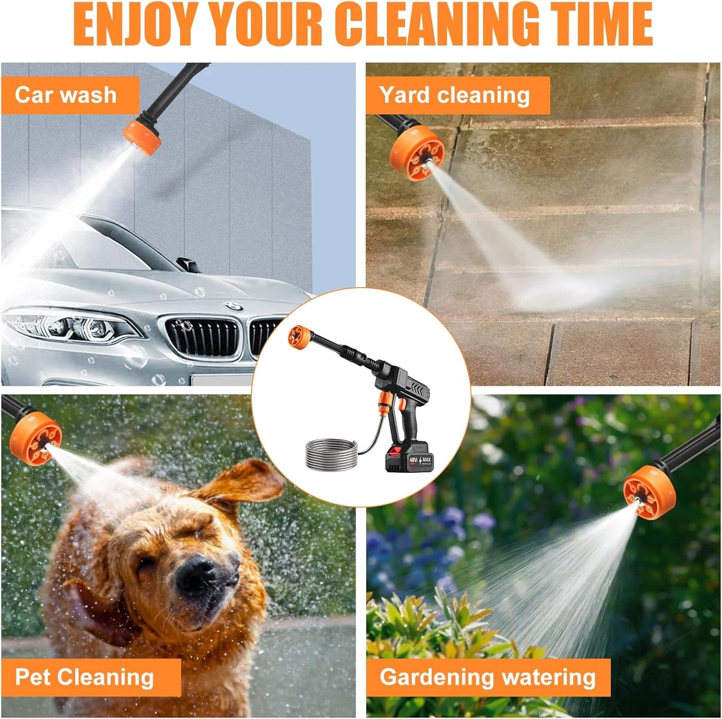 High Pressure Water CLEANING GUN
