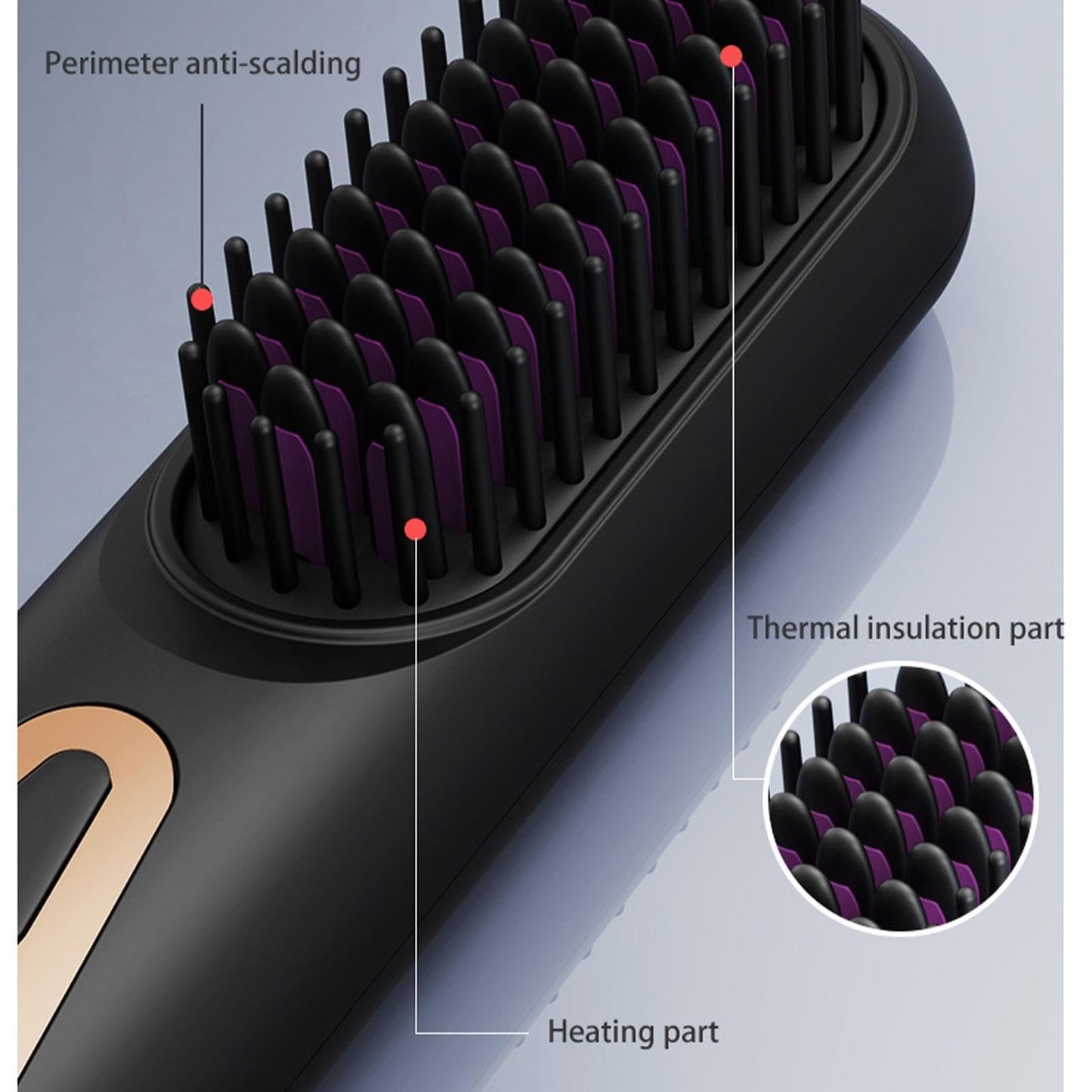 Instant Straight Hair Brush – Smooth & Tangle-Free in Minutes