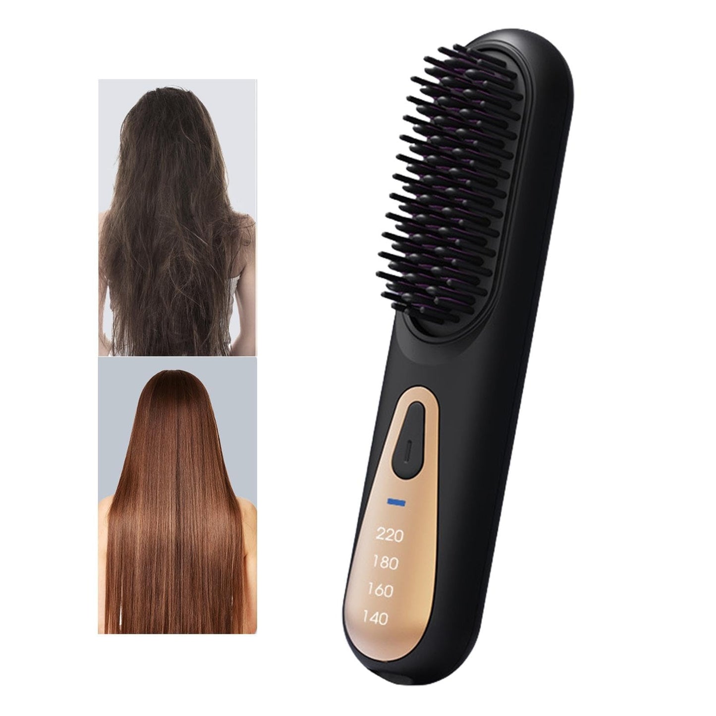 Instant Straight Hair Brush – Smooth & Tangle-Free in Minutes
