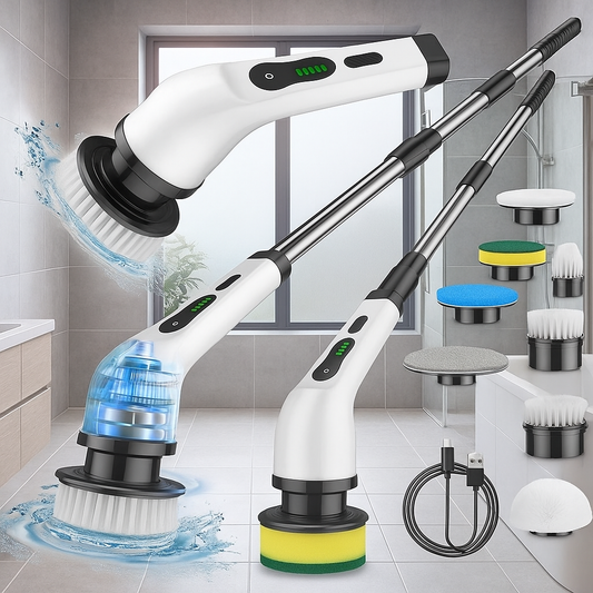 9 in 1 Electric Rechargeable Cleaning Brush - Save Time, Clean Smarter!