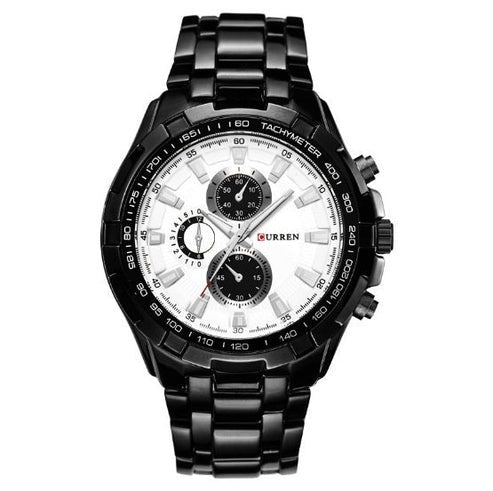 Men's Business Watch – Steel Strap Quartz Timepiece