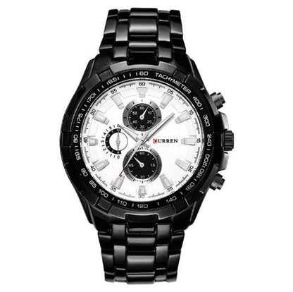 Men's Business Watch – Steel Strap Quartz Timepiece
