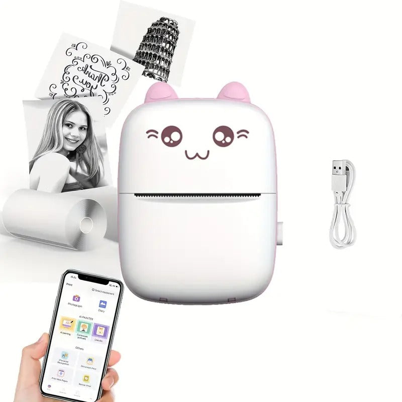 Portable Bluetooth Smart Pocket Label Printer