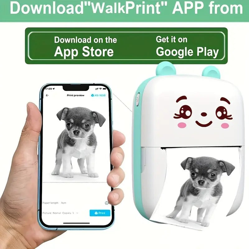 Portable Bluetooth Smart Pocket Label Printer