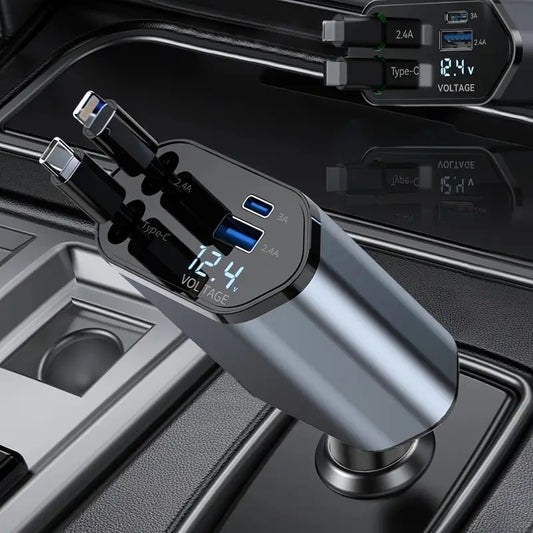 4 in 1 Retractable Charger