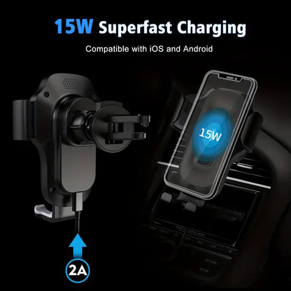 Auto Clamping Wireless Car Charger